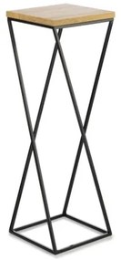 Portafiori LOFT 70x24 cm nero/marrone