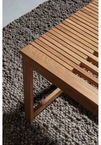 Tavolino da salotto di colore naturale in rovere massiccio 60x70 cm Unai – MOME