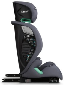 Lionelo - Seggiolino auto IGO i-Size 100-150 cm Grigio Grafite