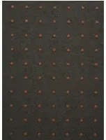 Arte International Carta da parati Dots - 31035 - Deeply Dark Natural Umber