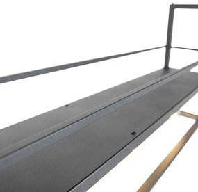 Lampada a sospensione intelligente nera incl. WiFi A60 - Cage Rack