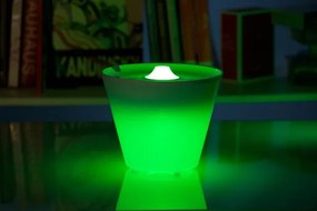 Multipot+ 3.000k(onwhitecolor) 280 lumen 3,6w cri90 bianco lucido  touch dimmer - rgb - usb charger