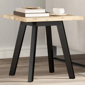 Piano Tavolo Quadrato 40x40x2 Cm İn Legno Massello Di Acacia /