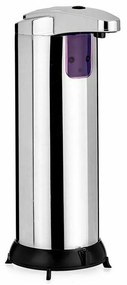 Dispenser per Sapone Automatico con Sensore Argentato Acciaio inossidabile ABS 220 ml (12 Unità)
