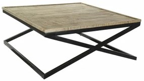 Tavolino da Caffè DKD Home Decor Legno Metallo 120 x 120 x 55 cm
