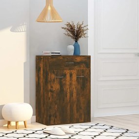 Scarpiera Rovere Fumo 60x35x84 Cm İn Legno Multistrato /