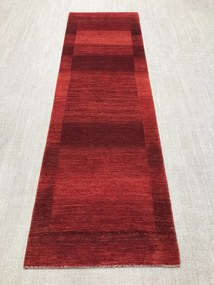 Loribaft Tappeto 300 x 90 Rosso (Iran) Annodato A Mano