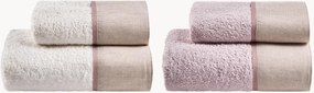 Set di 4 asciugamani in cotone Codewashed