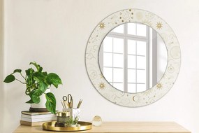 Specchio rotondo stampato Mistico modello esoterico fi 50 cm