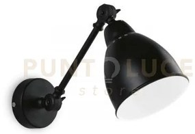 Lampada da parete newton ap1 nero