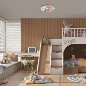 Rabalux 71191 - Plafoniera LED per bambini HEDGY LED/24W/230V 3000K