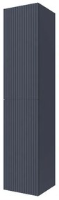 Colonna bagno sospesa 160cm in blu notte a 2 ante Nara