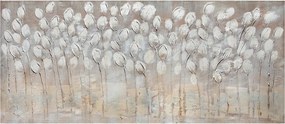 Stampa su tela Tulipani Bianchi 150 x 65 cm