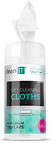 CLEAN IT CL-141 - Panni umidi per la pulizia dello schermo 100 pz.