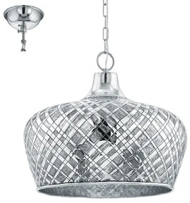 Eglo 49677 - Lampada a sospensione SALTASH 1xE27/60W