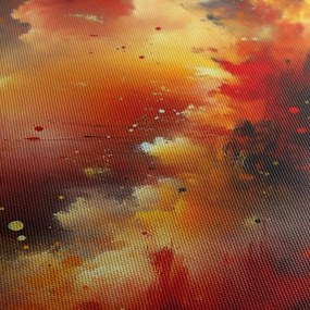 Quadro su tela – Esplosione di energia rossa