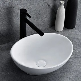 REA-U0623 - Lavabo da appoggio SOFIA MINI 27x34 cm ceramica/bianco lucido