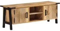 Mobile Porta TV 110x35x40 cm in Legno Massello di Mango 372722