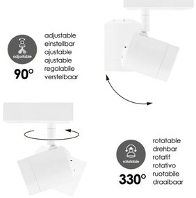 Faretto LED dimmerabile MANU 1xGU10/5,8W/230V bianco