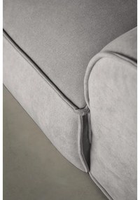 Divano angolare componibile in grigio chiaro (con penisola a sinistra) Flex Felix – Miuform