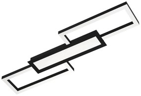 Plafoniera LED Monirote nero IP20 bianco naturale, 4450 lumen EGLO