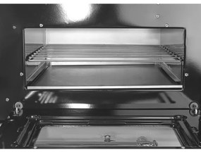 Cucina A Legna Stufa 9 Kw Nera Beatrice Glass L87xP51xH79 Ecodesign 4 Stelle