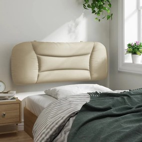 Cuscino testiera crema 100 cm in tessuto