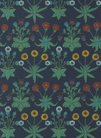 Morris & Co Carta da parati Daisy - Midnight