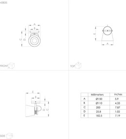 Eglo 43835 - Faretto da parete TWICKEN 1xE27/28W/230V