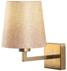 Lampada da parete beige/dorata ø 18 cm Profil – Opviq lights
