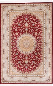 Ghom Tappeto persiano 240x160 Beige (Iran) Annodato A Mano