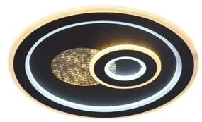 Plafoniera LED dimmerabile LED/95W/230V nero + telecomando