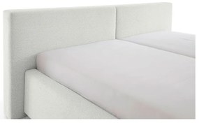 Letto matrimoniale imbottito bianco rete non inclusa 180x200 cm Cube – Meise Möbel