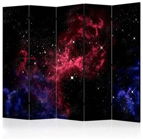 Paravento  space  stars II [Room Dividers]  Colore Viola, Dimensioni e Misure 225x172