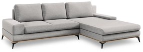 Divano letto angolare grigio chiaro, angolo destro Planet - Windsor &amp; Co Sofas