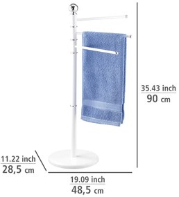 Porta asciugamani bianco Esclusivo - Wenko