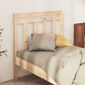 Testiera Per Letto 96x4x100 Cm İn Legno Massello Di Pino /