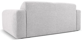 Divano in tessuto bouclé grigio chiaro 170 cm Molino - Micadoni Home