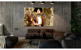 Quadro Judith (3 Parts) Green  Colore Giallo, Dimensioni e Misure 90x60