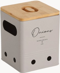 Contenitore da cucina con coperchio in bambù Onions