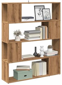 Libreria/divisorio İn Rovere Artigianale 100x24x124,5 Cm /