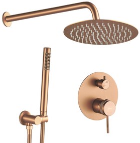 Set doccia da incasso Rea Lungo Grip Brush Copper  + BOX