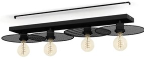 Eglo 43729 - Plafoniera IKESTON 4xE27/40W/230V