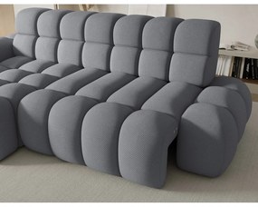 Divano angolare grigio allungabile (con penisola a sinistra/con chaise lounge) Ceedro – ELTAP
