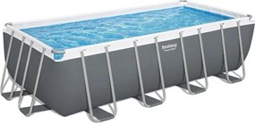 Piscina Power Steel Rettangolare Telaio Portante Cm.488X244X122H. - kg.100,1- lt.11.532 - filtro sabbia (art.56671)