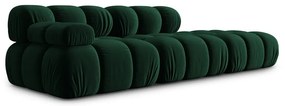 Divano in velluto verde 282 cm Bellis - Micadoni Home