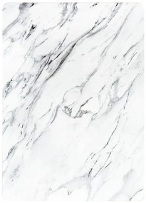 Tagliere effetto marmo bianco 20x30 cm