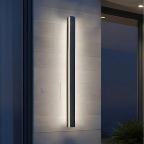 Applique da esterno MIRANA LED/25W/230V 4000K IP44 120 cm nera