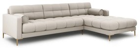 Divano angolare beige (angolo destro) Bali - Cosmopolitan Design