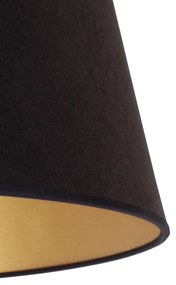 Duolla Paralume Cone altezza 25,5 cm, nero/oro